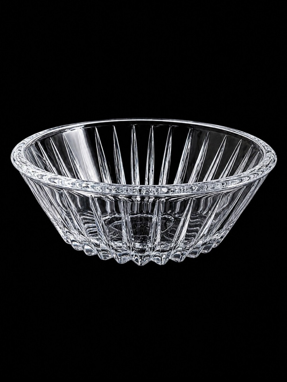 Val St Saint Lambert Balmoral Vintage Crystal Belgium Bowl Dish Wine Coaster
